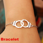 N2039 Handcuff Pendant Necklace For Women Men Steampunk Fashion Jewelry Lover's Collares FREEDOM Valentine's Day Gift HOT 2018