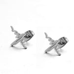 Multiple Silver Stainless Steel Cute Stud Earrings for Women Girls 2018 Fashion Minimalist Earrings Carnations Jewlery Gifts