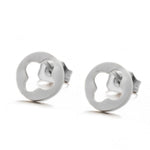 Multiple Silver Stainless Steel Cute Stud Earrings for Women Girls 2018 Fashion Minimalist Earrings Carnations Jewlery Gifts