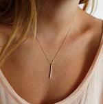 2016 Hottest Fashion Casual Personality Circle Lariat Pendant Gold Color Necklace High Quality Simple Choker Necklaces Women