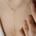 2016 Hottest Fashion Casual Personality Circle Lariat Pendant Gold Color Necklace High Quality Simple Choker Necklaces Women