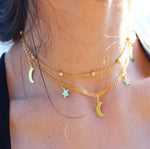 2016 Hottest Fashion Casual Personality Circle Lariat Pendant Gold Color Necklace High Quality Simple Choker Necklaces Women