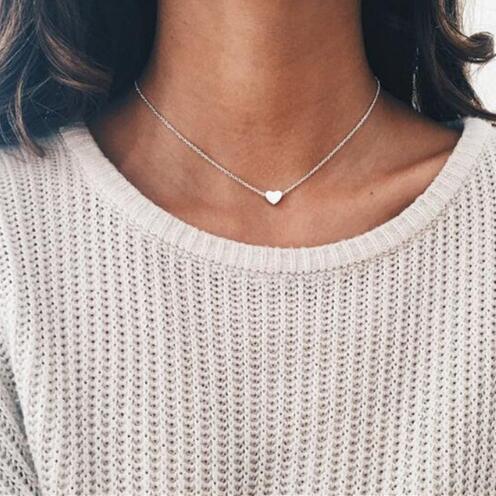 2016 Hottest Fashion Casual Personality Circle Lariat Pendant Gold Color Necklace High Quality Simple Choker Necklaces Women