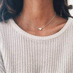 2016 Hottest Fashion Casual Personality Circle Lariat Pendant Gold Color Necklace High Quality Simple Choker Necklaces Women