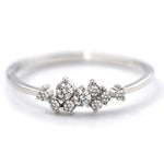 New Fashion Weave Crystal Rings For Women Gold/Silver Color Female Ring Party Jewelry Wholesale