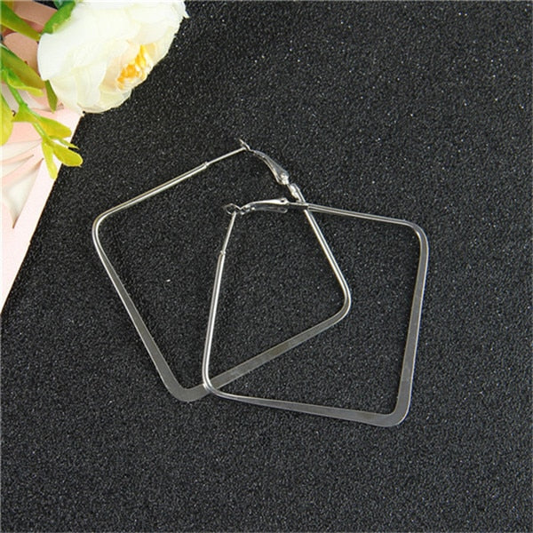 Hesiod Fashion New 6 Pairs/Set Gold Silver Small Big Circle Hoop Earrings for Women Steampunk Round Earring Sets