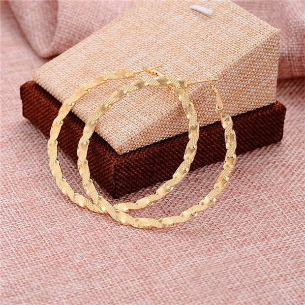 Hesiod Fashion New 6 Pairs/Set Gold Silver Small Big Circle Hoop Earrings for Women Steampunk Round Earring Sets
