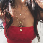 Gold color Choker Necklace for women Short crystal stars Pendant Chain Necklaces & Pendants Laces velvet chokers Fashion Jewelry