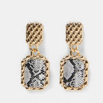 Best lady Fashion ZA Resin Drop Earring For Women Wedding Jewelry Boho Elegant Shiny Dangle Statement Earrings Christmas Gifts