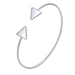 KISS WIFE 5Pcs/Set Fashion Punk Gold Chain Moon Leaf Crystal Geometry Open Bracelet Set Women Charm Beach Jewelry Drop Shipping