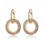 ALIUTOM 925 Sterling Sliver Fashion Jewelry 8MM Round 2 Carat Cubic Zirconia Silver Stud Earrings for Women