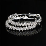 ALIUTOM 925 Sterling Sliver Fashion Jewelry 8MM Round 2 Carat Cubic Zirconia Silver Stud Earrings for Women