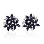 ALIUTOM 925 Sterling Sliver Fashion Jewelry 8MM Round 2 Carat Cubic Zirconia Silver Stud Earrings for Women