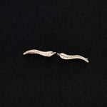 FAMSHIN 2019 Best selling NEW Women Fashion Simple Gold Silver Black Stud Earring Punk Rock Retro Circle Earring Piercing