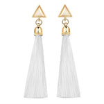 FAMSHIN 2019 Best selling NEW Women Fashion Simple Gold Silver Black Stud Earring Punk Rock Retro Circle Earring Piercing