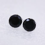 2019 new fashion brand jewelry crystal stud earrings for women tiny simple crown earrings Christmas gift