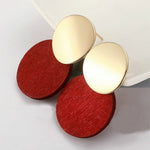 LOVBEAFAS Statement Earrings 2019 Fashion Metal Earrings For Women Gold And Silver Jewelry Simple Vintage Drop Dangle Earrings