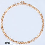 20cm Bracelets For Women Men 585 Rose Gold Curb Snail Foxtail Venitian Link Chains Men's Bracelets Fashion Jewelry Gifts KCBB1