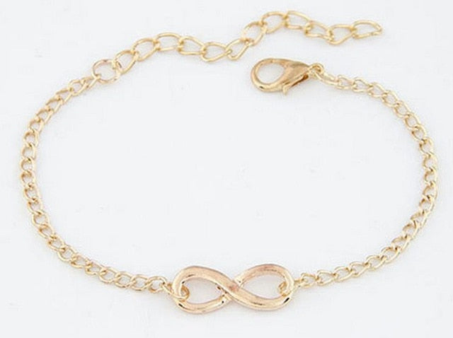 hot New 2018 Bijoux Fashion Vintage Infinity 8 Bracelet For Women Bracelets Gift Wholesale Bangles Men Jewelry Aliexpress