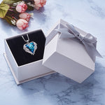 Cdyle Angel Wings Necklace Crystals from Swarovski Necklaces Fashion Jewelry For Women Heart Of Angel Mother's Day Mom Necklace